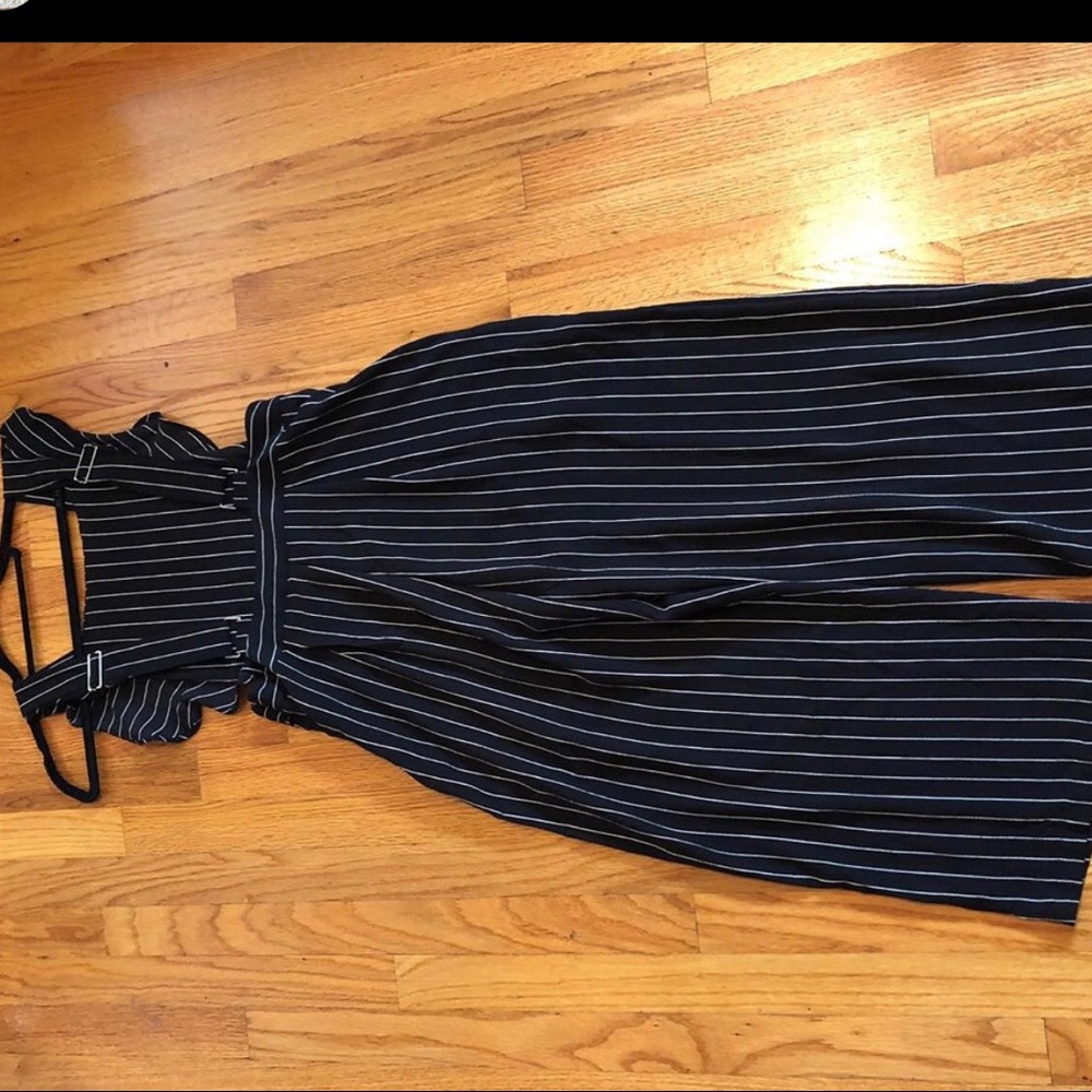 Striped jumpsuit